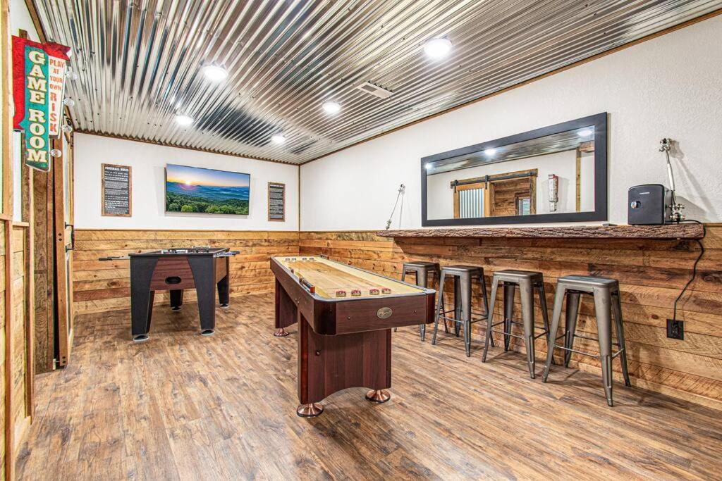 Cherry Log Summit Cabin By Bk Stays - Family Friendly - Playground - Game Room - Jacuzzi - Amazing Mountain Views Екстер'єр фото
